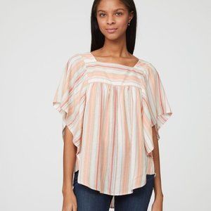 Beach Lunch Lounge striped Zoey Flutter Sleeve
